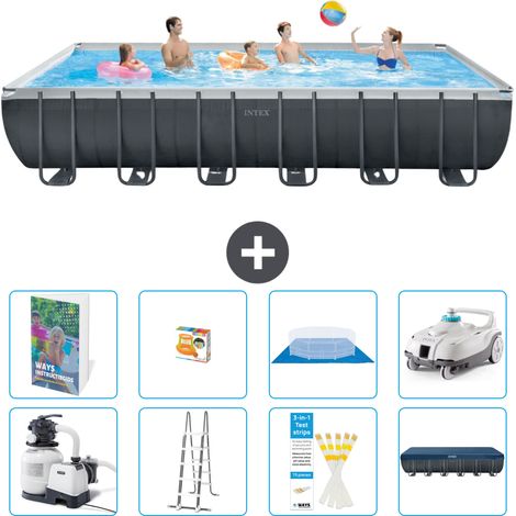 Ultra XTR Pool Rechteckig - 732x366x132 cm - 9-teilig S590