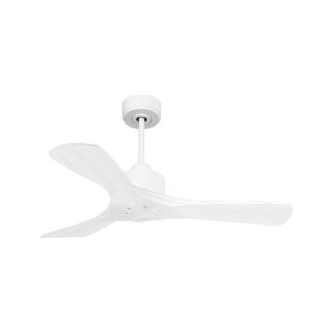 Modulo Slim de Klassfan - Ventilateur de plafond et destratificateur moteur DC blanc et bois blanc 10 à 20 m²