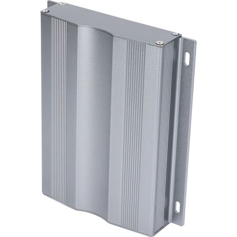 Boîtier de jonction électrique intégré en alliage d'aluminium 29 x 129 x 150 mm, gris mat (1/5)