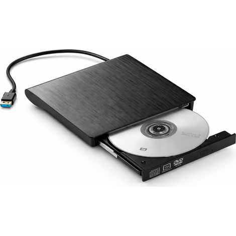 Unità CD DVD Esterna USB 3.0 Portatile Plug & Play (1/5)