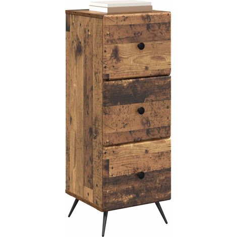 Maison Exclusive - Mobile con Cassetti Legno antico 33 x 34,5 x 90 cm