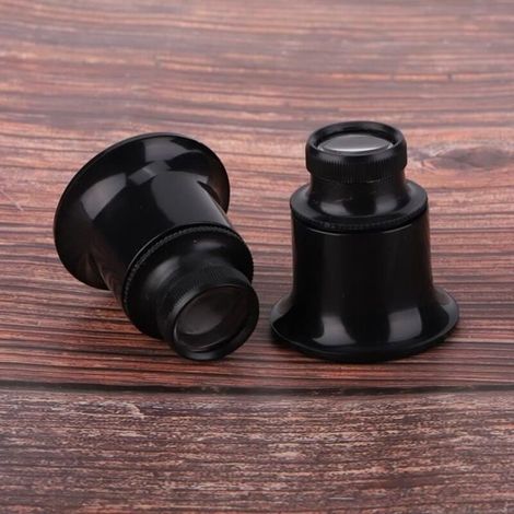 Outils d 2pcs Loupe 20X pour réparation de montre-loupe horloger (1/4)