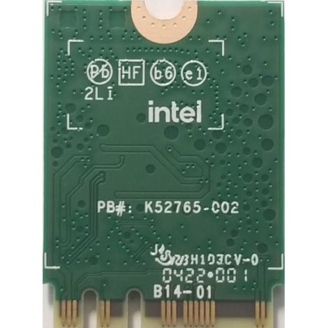 Carte Réseau - Intel - AX210.NGWG - Wi-Fi 6E - Bluetooth 5.2 - Double Flux (1/2)