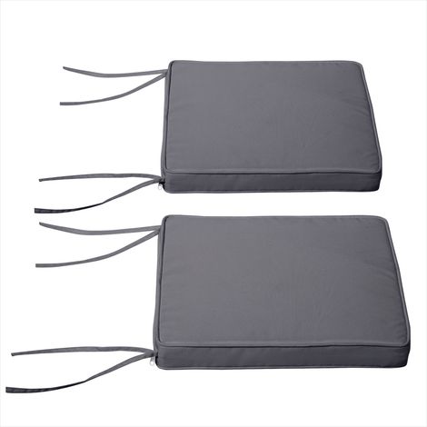 Coussin de jardin Set de 2 coussins carrés déhoussables (1/5)