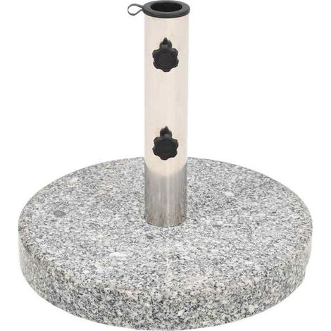 Pied de parasol rond en granit de 20 kg (1/5)
