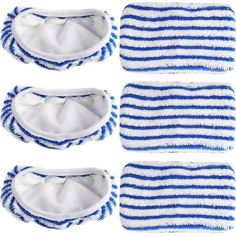 – Lingettes pour nettoyeur vapeur Rowenta Clean and Steam – Lot de 6 pièces – Compatibles avec RY7517WH, RY7535WH, RY7557WH – Nettoyage efficace (1/5)
