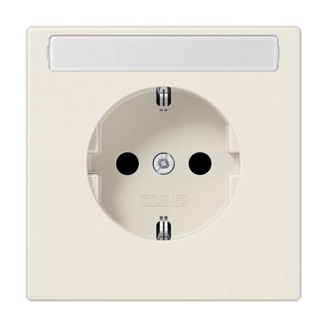 Jung Presa SCHUKO®, 16 A 250 V , con campo di scrittura, duroplasto, serie LS, bianco LS 1520 NA