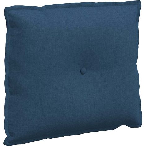 Coussin de Dos Bleu 60 x 19 x 50 cm tissu