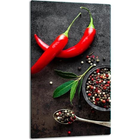 GLASPLATTE, TISCHPLATTE 30x52 CHILLI (1/5)