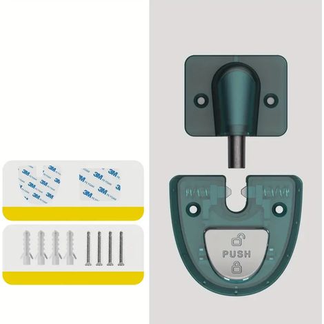 Dispositivo de succión de puerta a prueba de viento, dispositivo amortiguador de puerta de baño oculto sin taladro, dispositivo de succión de puerta silencioso, dispositivo de succión de piso