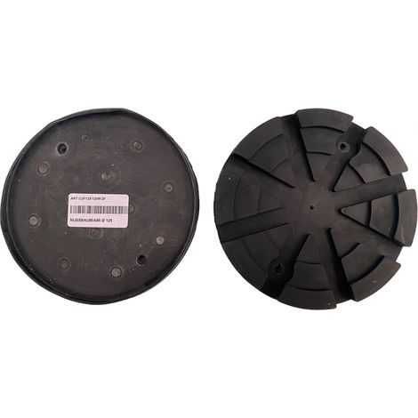 TAMPONI A CUFFIA GOMMA TONDO PONTE SOLLEVATORE NUSSBAUM/AMI Ø125mm 4pz