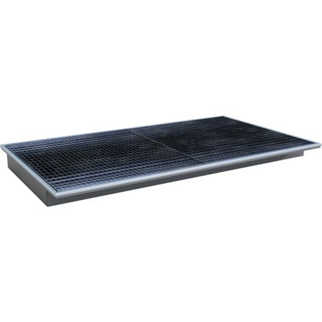 Bauer Südlohn Bac suspendu avec insert PE EHW 2200 PE, peint, gris souris (1/2)