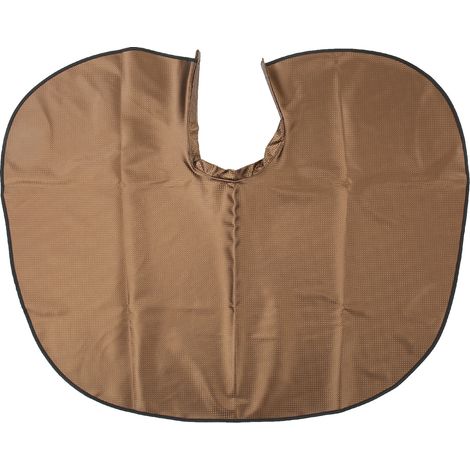 Cape imperméable coiffure salon maison cuir PU tablier barbe teinture coupe shampoing café (1/5)