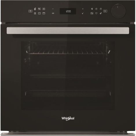 Four encastrable - Multifonction Pyrolyse hydrolyse - Chaleur pulsée - WHIRLPOOL - AKZ9S8270NB - Noir - Porte froide - 73 L - A