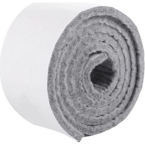 Bande adhésive antidérapante en feutre 100 x 5 x 0,5 cm, protection pour pieds de meubles, chaises et tables, anti-rayures, usage intérieur et bureau (1/4)