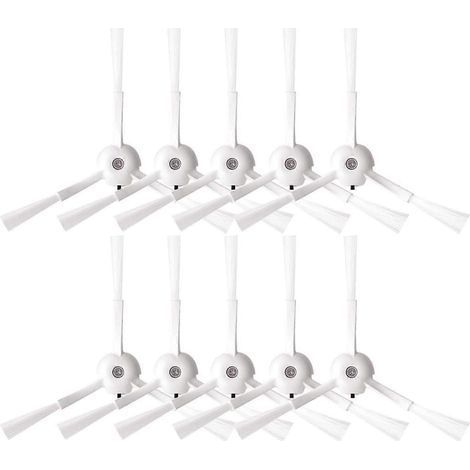 10x Brosse latérale pour aspirateur robot Compatible avec Roborock S6 MaxV S6 S5 Max S5 E4 E35 E2 S4 (1/5)