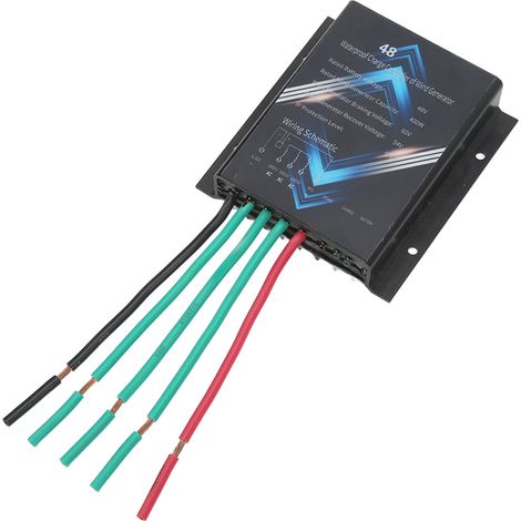 Windgenerator-Controller, wasserdichtes Gehäuse aus Aluminiumlegierung, Laderegler, 400 W, 48 V (1/5)