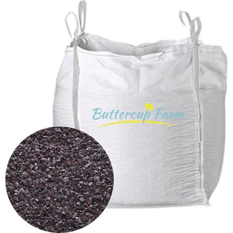 20mm Plum Slate Chippings  - Premium Aggregate Bulk Bag - 850 kilos