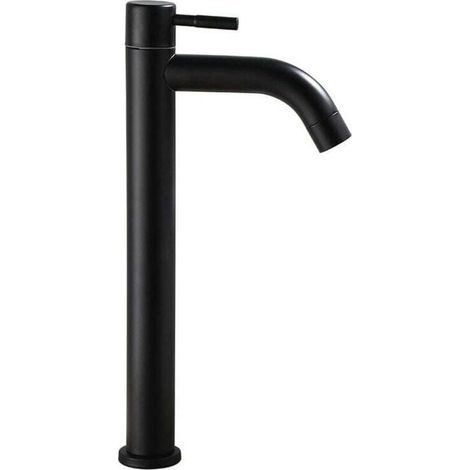 Robinet de salle de bain -, XU,Robinet de salle de bain - froid seul，noir, produit qualité supérieure, durable et fiable, matériaux sélectionnés, conforme normes, satisfaction garantie - K (1/4)