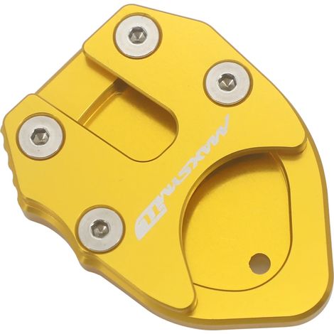 (Or) Compatible avec SYM MAXSYM TL 500 Maxsym TL500 2022 2021 2020 Accessoires moto Béquille latérale Extension de béquille Plaque de support maxpower (1/4)