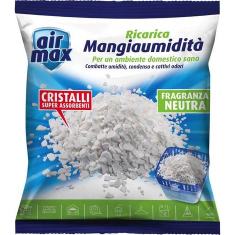 12 x AIRMAX ASSORBIUMIDITA RICAR SALI NEUTRI 450 G