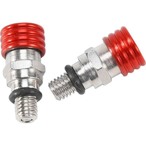 Valve de purge d'air de fourche Motocross M5X0.8Cm pour rouge-- (1/5)