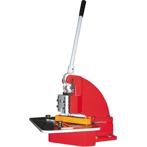 Holzmann – Encocheuse manuelle 4t pour tôle 1,6 mm – Poinçonnage précis – Butées réglables – Découpe sans bavure en acier haute qualité