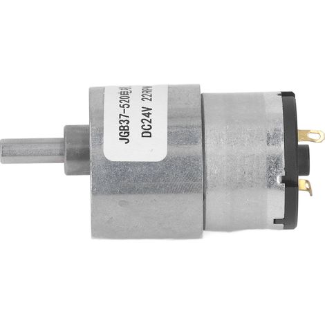 Selbsthemmender Schneckengetriebemotor, hohes Drehmoment, Messingspule, 24-V-Gleichstrom-Untersetzungsgetriebe, 22 U/min, robustes Metallgetriebe (1/5)