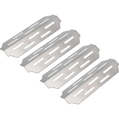 Déflecteur de chaleur 304 pour Weber Genesis II 410, plaque chauffante 12,5" pour Weber GS4 Genesis II/LX séries 400, Genesis II E410/S410, II E435/S435, II LX S40/E40, II LX SE44 0 pour Weber 66041, (1/5)