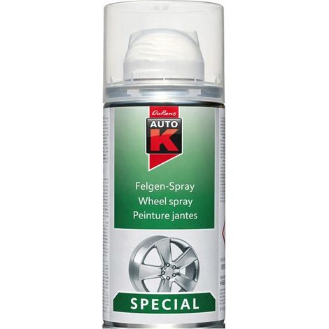 Vernis - Spécial jantes - Transparent - Résistant - Adapté aux jantes alu - Auto-K - 150ml