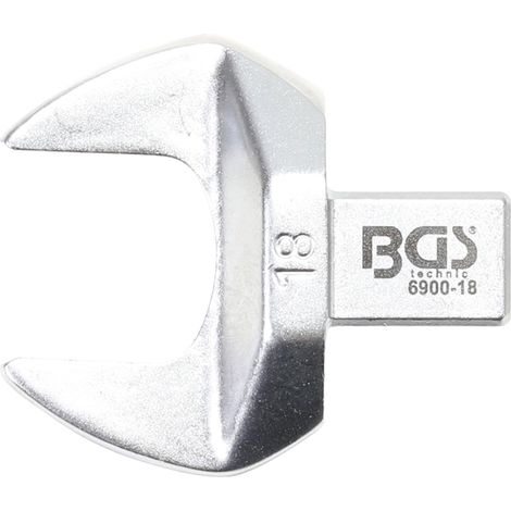 BGS Clé à molette 18 mm chrome finition mate