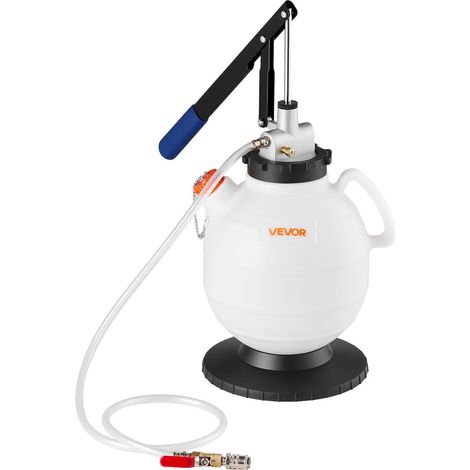 Pompe à huile de transmission, capacité 7,5 L, kit de remplissage manuel ATF, pompe de transfert d'huile avec 8 adaptateurs ATF et sortie de 120 cm, extracteur d'huile avec réservoir en PEHD pour voit (1/5)