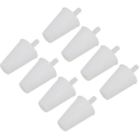 Lot de 20 bouchons en silicone resistant chaleur 250C etanche bonne obturation conique protection trous surface traitement (1/5)