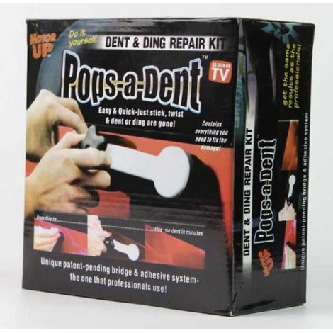 1 Kit réparation carrosserie, pont redressage, 3 embouts, pointeur, pour débosselage voiture grêle
