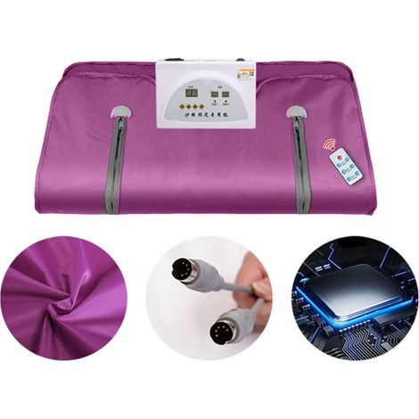 Kit de sauna portatif Pas de sac de vapeur de désintoxication, couverture d'échappement d'acide de sauna froid de déshumidification, salon de beauté dédié à la transpiration corporel de sty familial T (1/5)