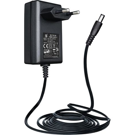 Adaptateur Secteur 12 V 2 A, AC vers DC 24 W 2000 mA 1500 mA 1000 mA 500 mA, câble d'alimentation 1,8 m 20 AWG pour DVR, Bande LED, routeur, Haut-Parleur et Lampe de Bureau (1/5)