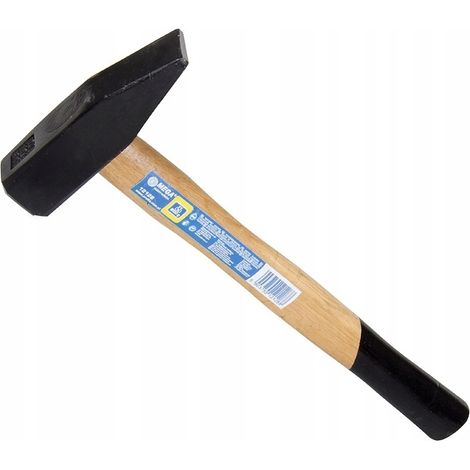 Martello da fabbro con manico in legno da 300 g (1/2)