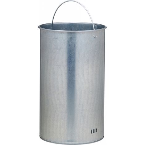 Seau intérieur pour poubelle Zeno - 40l - galvanisé à chaud