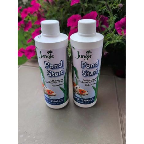 Solution de traitement de l'eau pour bassin de démarrage, 237 ml (8 oz liq.), 2 bouteilles, durée de conservation jusqu'en avril 2027. (1/5)