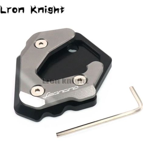 (Titane) Compatible avec Benelli Leoncino 500 Leoncino500 BJ500 BJ 500 Moto Béquille latérale CNC Extension de béquille centrale Plaque de support Agrandir maxpower (1/4)