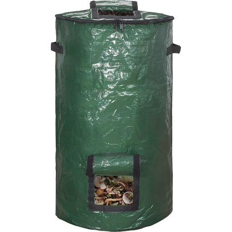Soluzioni per il compostaggio in giardino, contenitori riutilizzabili in polietilene, borse da patio ecocompatibili, bidoni della spazzatura pieghevoli  grandi contenitori per la decomposizione organi