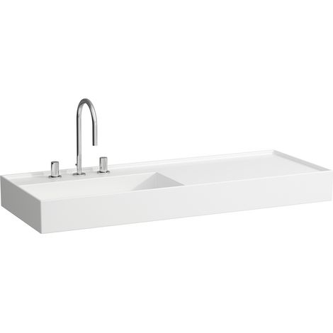 LAUFEN Kartell lavabo, encastré, tablette à droite, 1 trou pour (1/5)