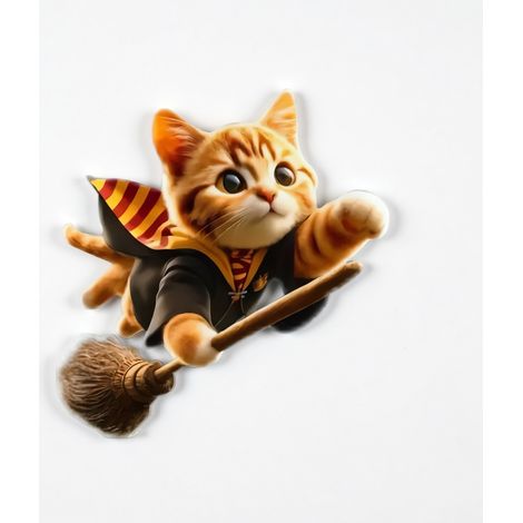 Colgante de acrílico gato volando para coche, 5 cm (1/5)