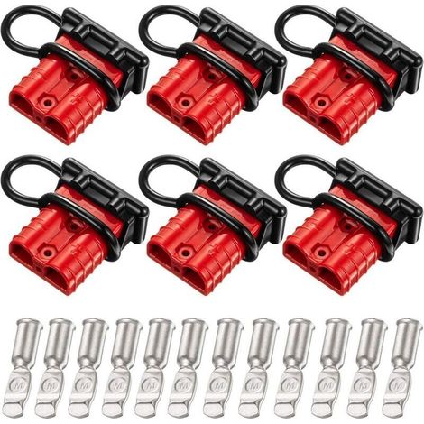 6 ensembles de connecteur rapide de batterie de calibre 6-10 50A (1/5)
