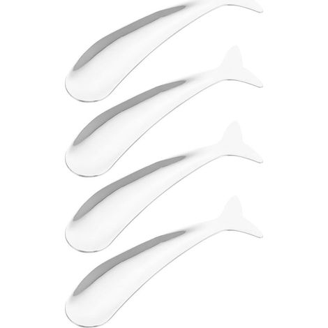 Cuillères à Glace Faciles Entretenir en Acier Inoxydable Lot de 4 (1/5)
