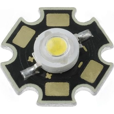 Diodo Led Potencia 1W CALIDO 3Vdc 90lm 120º