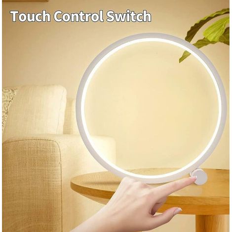Lampe de chevet LED, lampe de table tactile à intensité variable, lampe de lecture de bureau 6W (1/3)