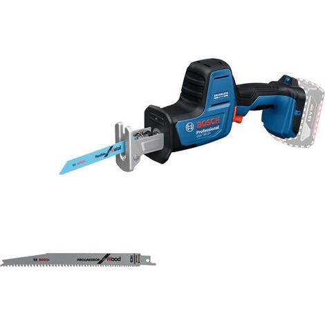 Bosch – Scie sabre sans fil 18V – Moteur sans balai – Profondeur de coupe 230mm – Pour espaces confinés et tuyaux