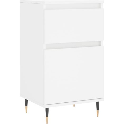 Credenza cassettiera mobile contenitore organizer cucina soggiorno salotto 40 x 35 x 70 cm legno ingegnerizzato bianco 020030304