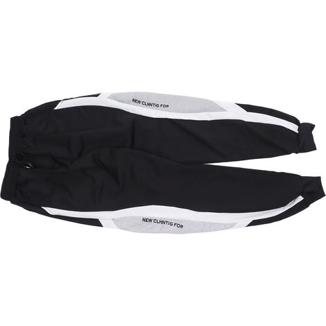 Pantalon de survêtement homme, taille élastique, cordon de serrage, coupe ample, noir, taille 2XL (1/5)
